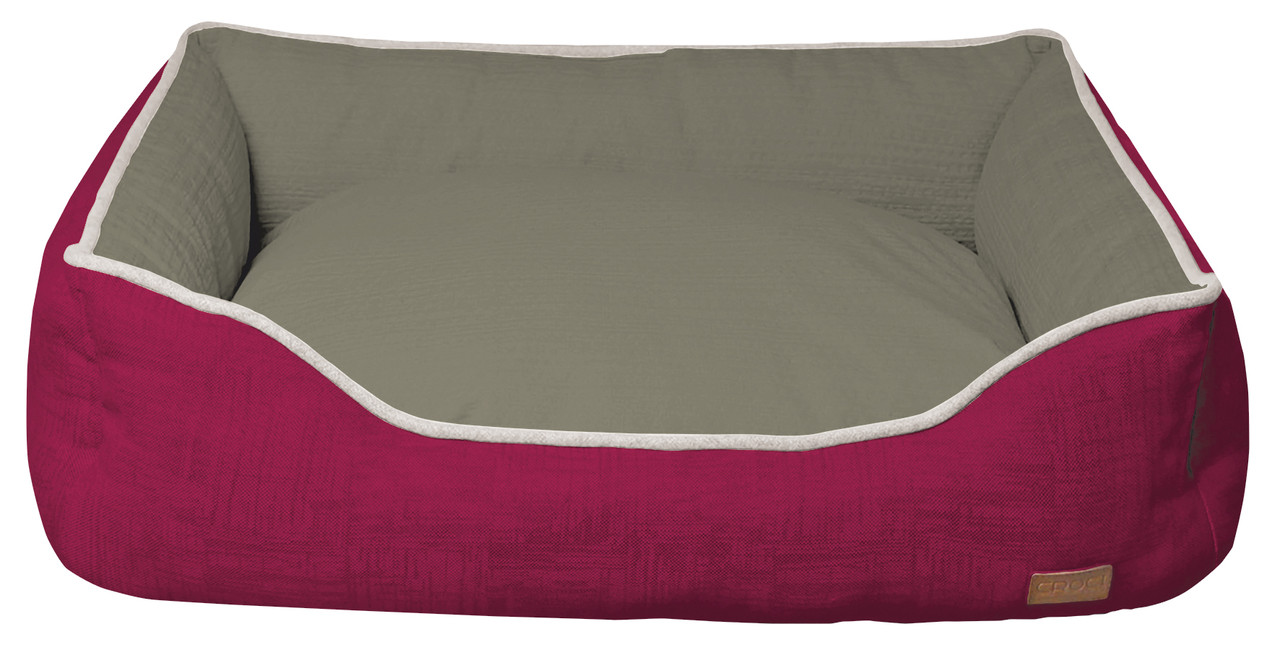 

Лежанка для собак Croci COZY FUXIA 70x60x20 см розово-серый