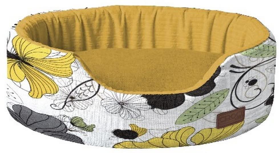 

Лежанка для собак Croci COZY FLO 75x60x20 см цветы