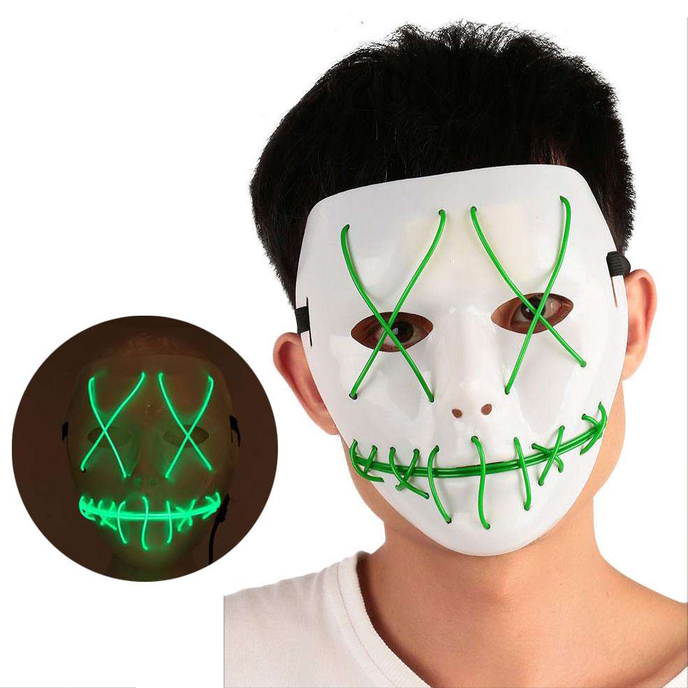 

Неоновая Маска для вечеринок с подсветкой Led Mask 1 Green - 149768