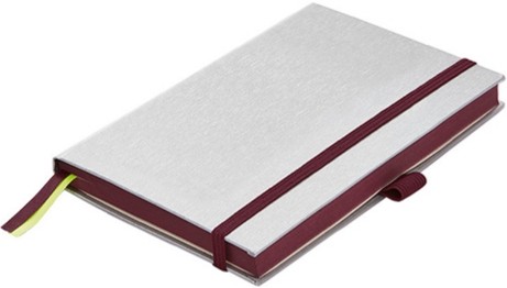 

Блокнот Lamy кишеньковий 10,2 х 14,4 см хром/пурпур