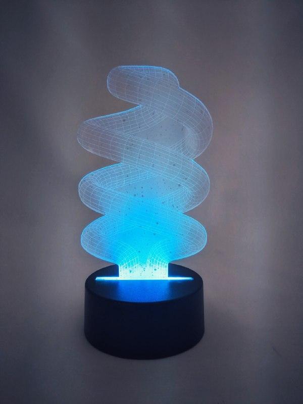 

Настольный светильник New Idea 3D Desk Lamp Зигзаг