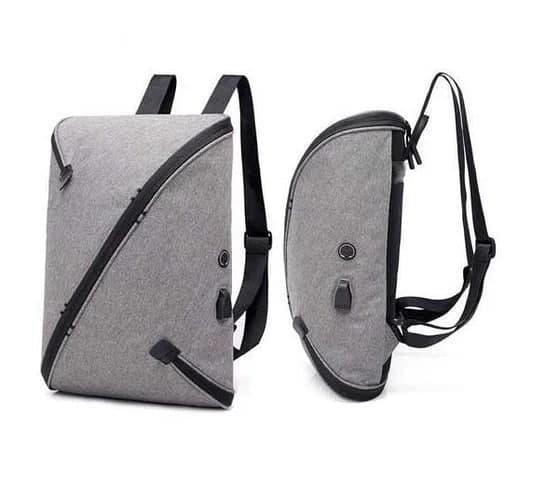 

Многофункциональный вместительный рюкзак UNO bag Grey