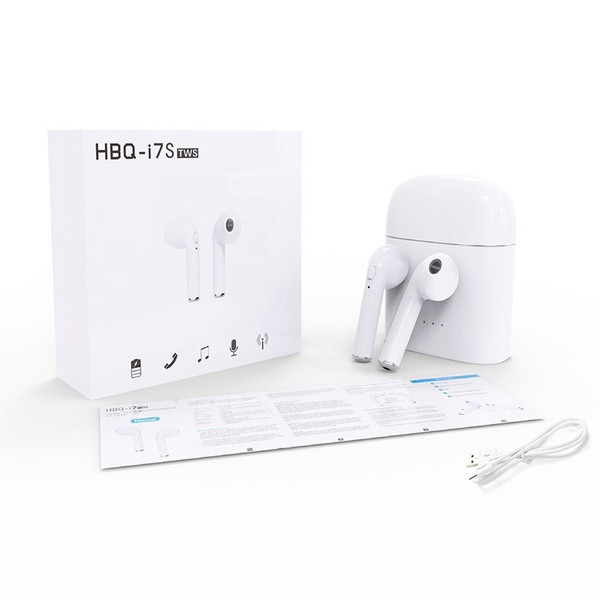 

Беспроводные Bluetooth наушники HBQ i7 TWS micro usb с доп станцией