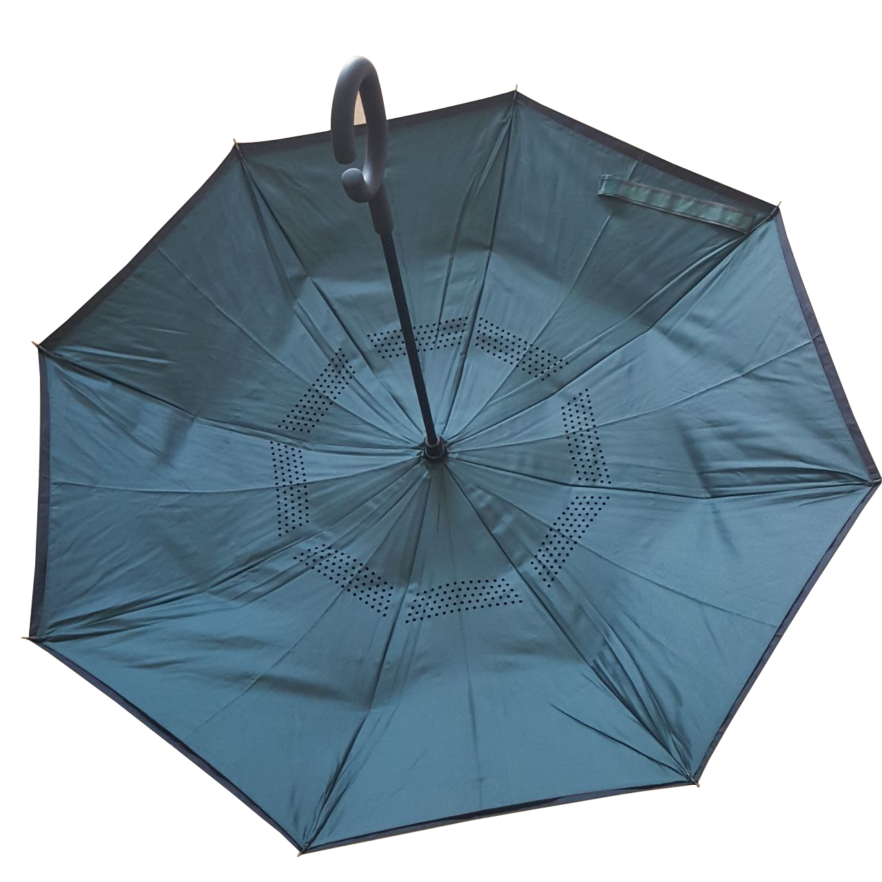 

Зонт наоборот Up-brella однотонный Темно-зеленый