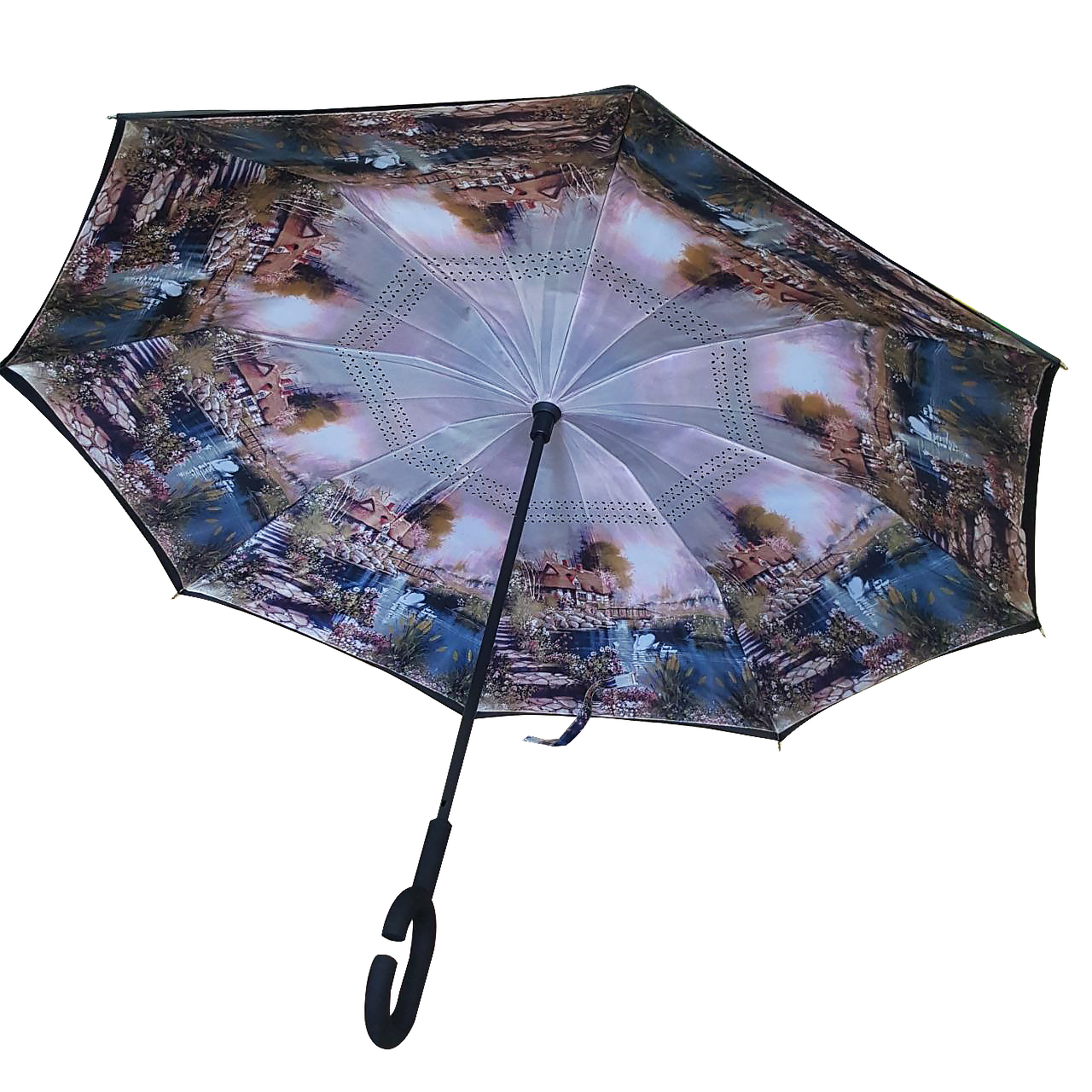 

Зонт наоборот Up-brella Весенняя Деревня