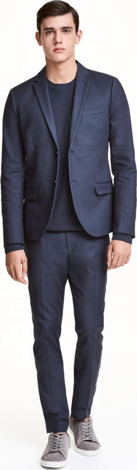 

Брюки H&M 4hm044400484 50 Темно-синие