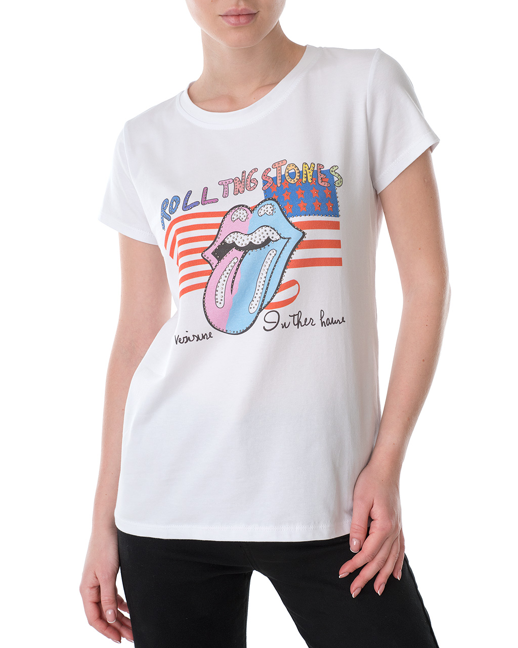 

Футболка жіноча JOLEEN (S21-T191GL-13/21-8) Білий Uni