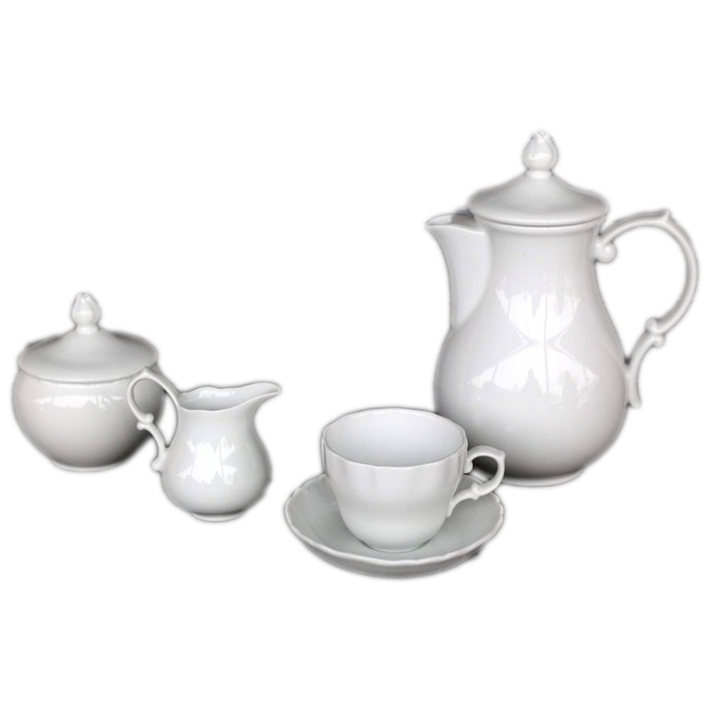 

Сервиз чайный Bogucice River White 9 пр 6/9 RIVER WHITE