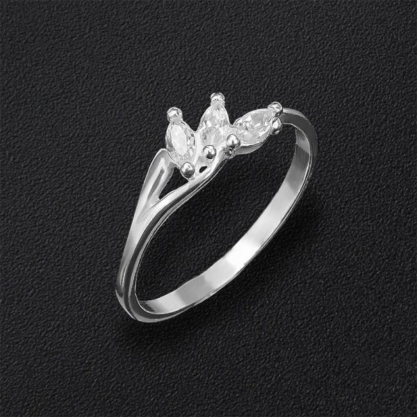 

Серебряное кольцо с фианитами 1012-cle 15,5мм