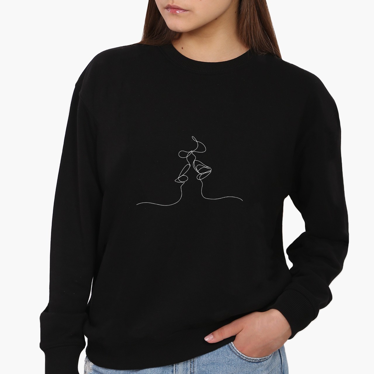

Свитшот женский Контурный минимализм (Contour minimalism) (8771-1360) Черный, Свитшот женский Контурный минимализм (Contour minimalism) (8771-1360) Черный M