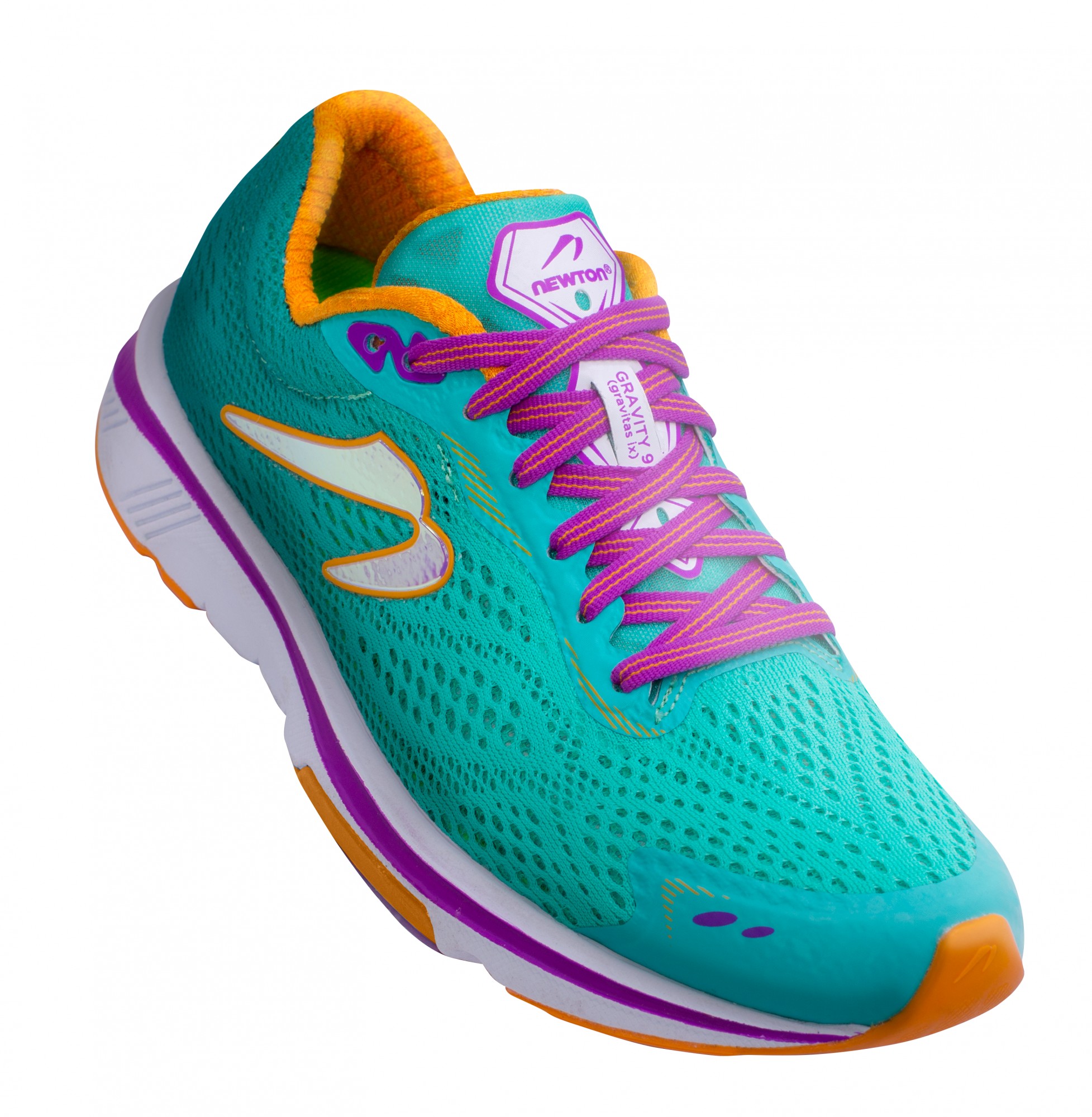 

Кроссовки Newton Running, Gravity 9, 39,5 (US 8,5) (26 см), бирюзовый/пурпурный