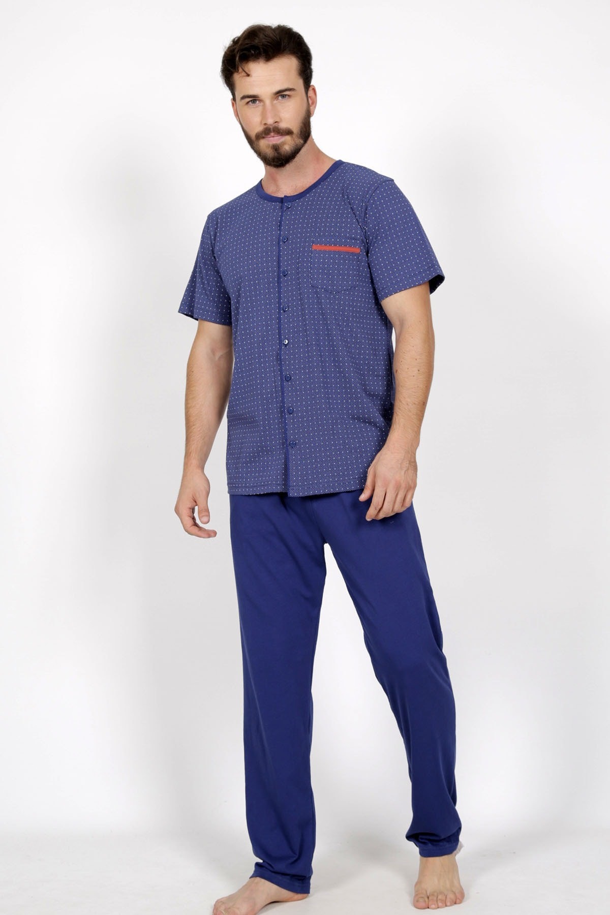 

Комплект футболка и брюки Gazzaz 3XL синий 806539
