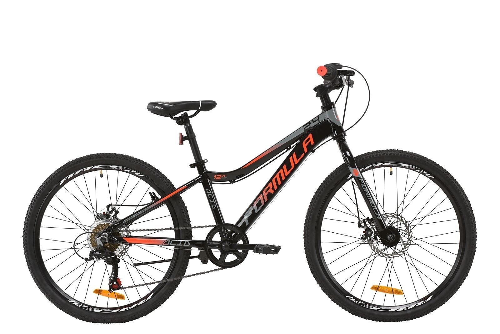 

Велосипед ST 24 Formula BLAZE AM2 DD 14 серо-оранжевый (м) с крылом Pl 2021
