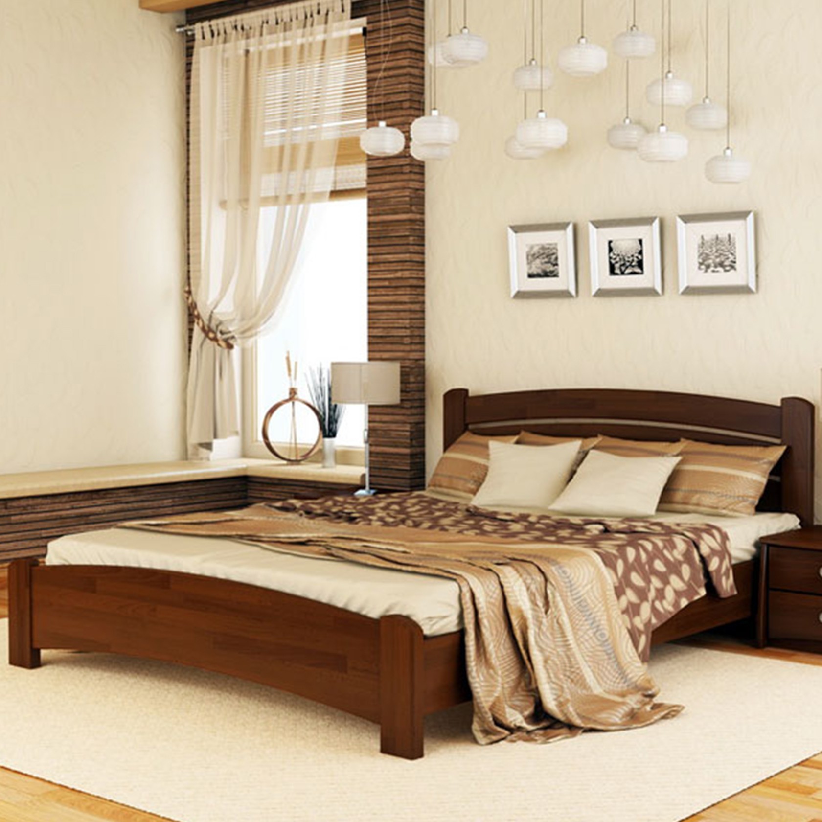 

Кровать Венеция Люкс Каштан 80х190 см 21103_11
