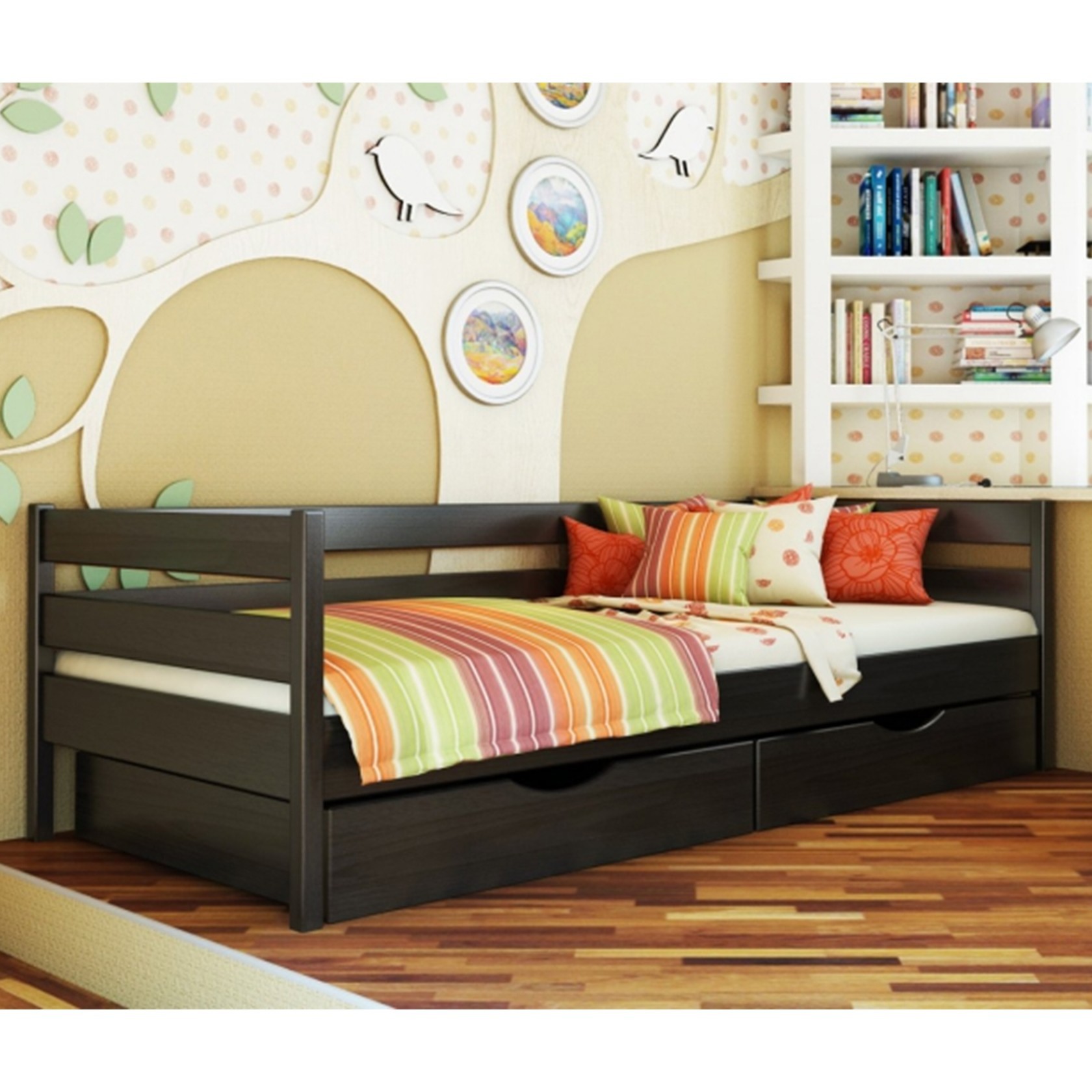 

Кровать Нота Венге 90х200 см 211010_24