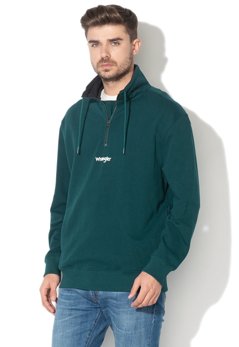 

Толстовка Wrangler Half Zip Sweat Loose Fit Зеленый XXL-00