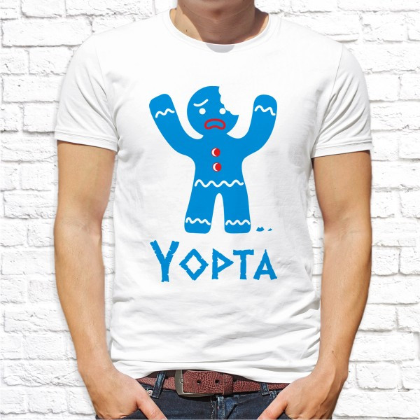 

Мужская футболка Push IT с принтом "Yopta" , Белый, Мужская футболка Push IT с принтом "Yopta" S, Белый