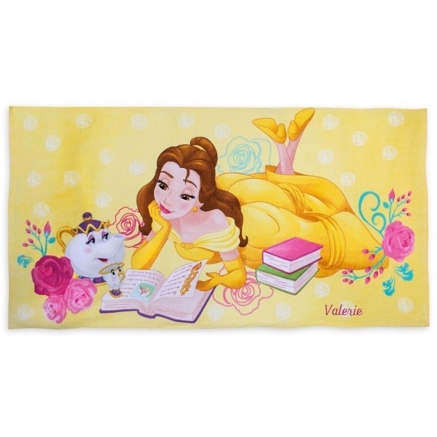 

Пляжное полотенце Disney Белль 75х150 см Желтое