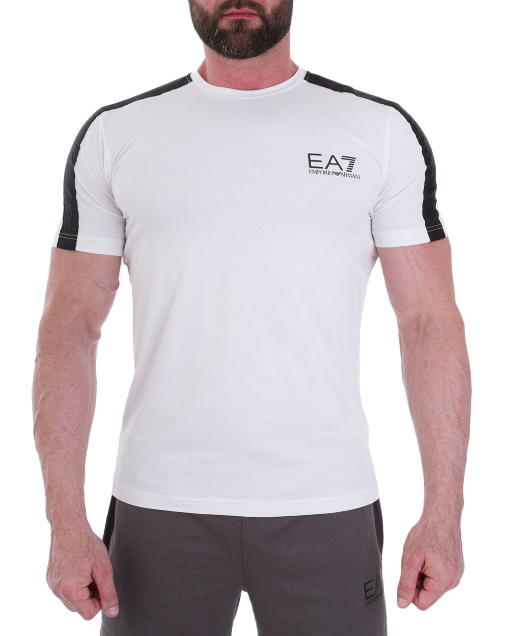 

Футболка чоловіча ARMANI EA7 (3GPT07-PJ03Z-1100/92-1) Білий XXL