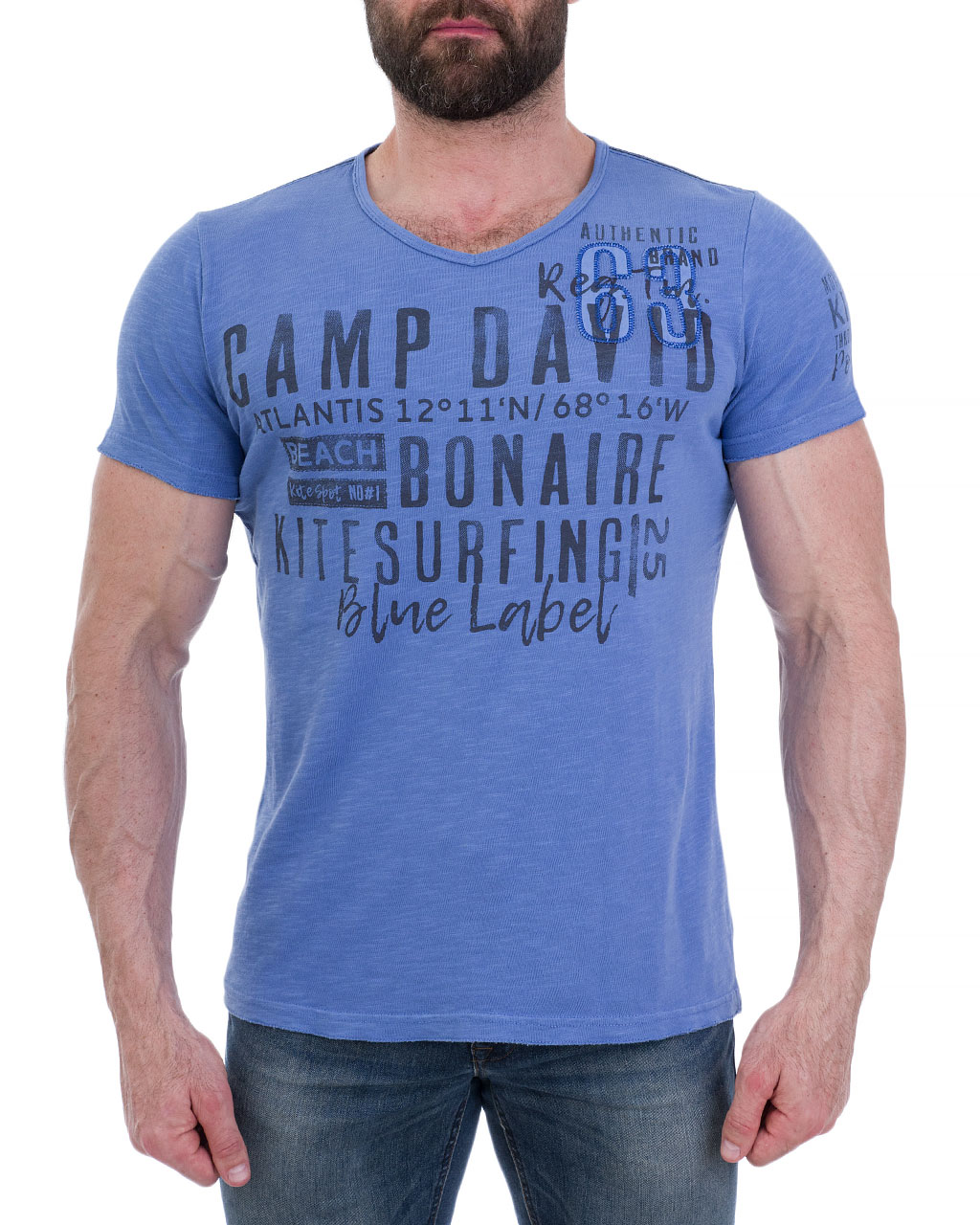 

Футболка чоловіча CAMP DAVID (1903-3352-синий./91) Синій XXL