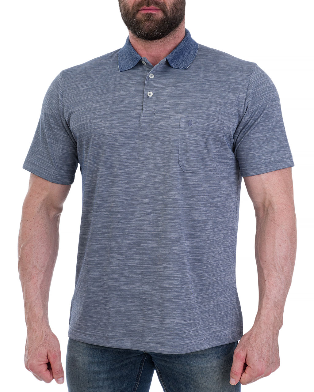 

Поло чоловіче RAGMAN (5495091-173/91) Синій XXL