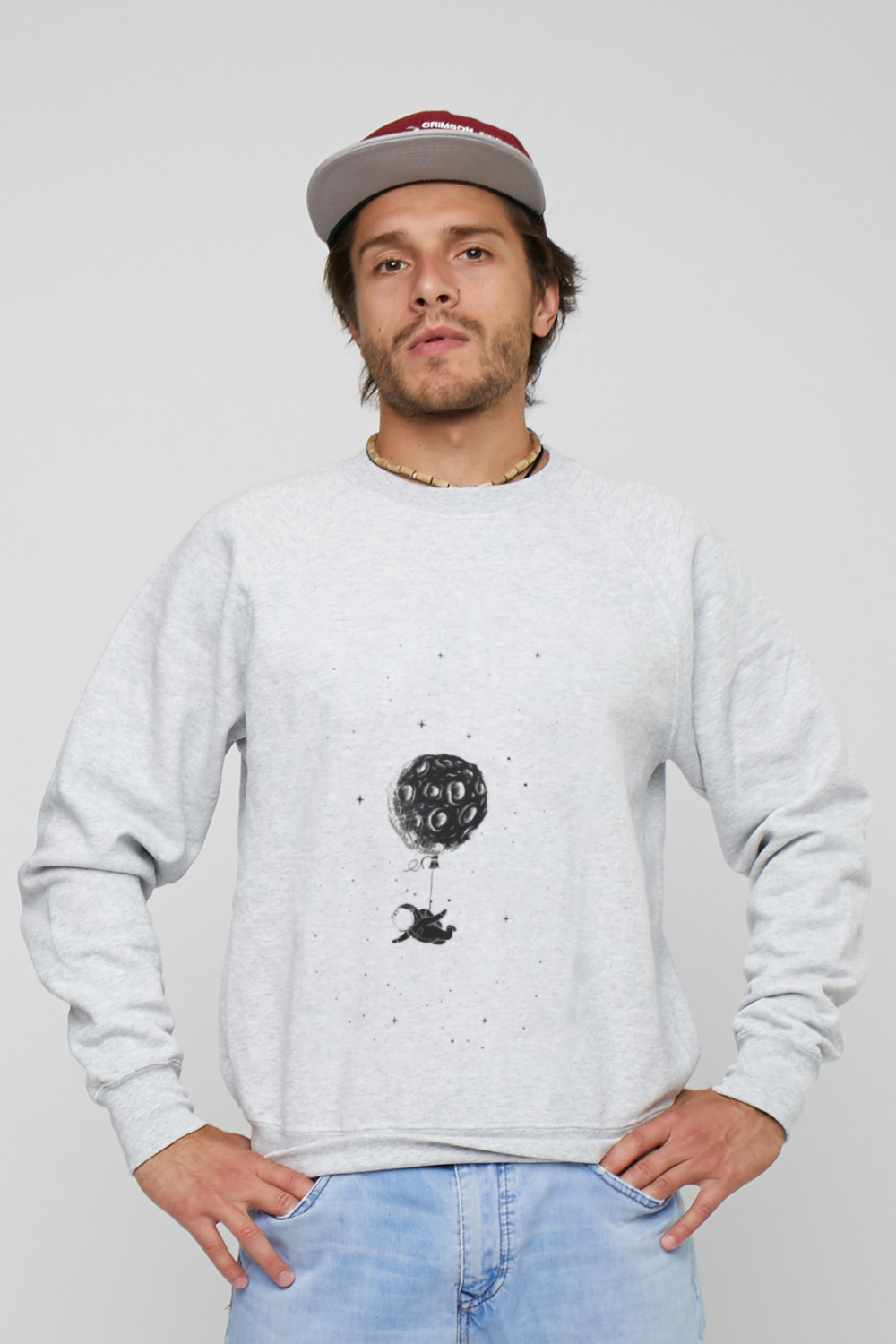 

Свитшот мужской  Серый, Свитшот мужской S Серый