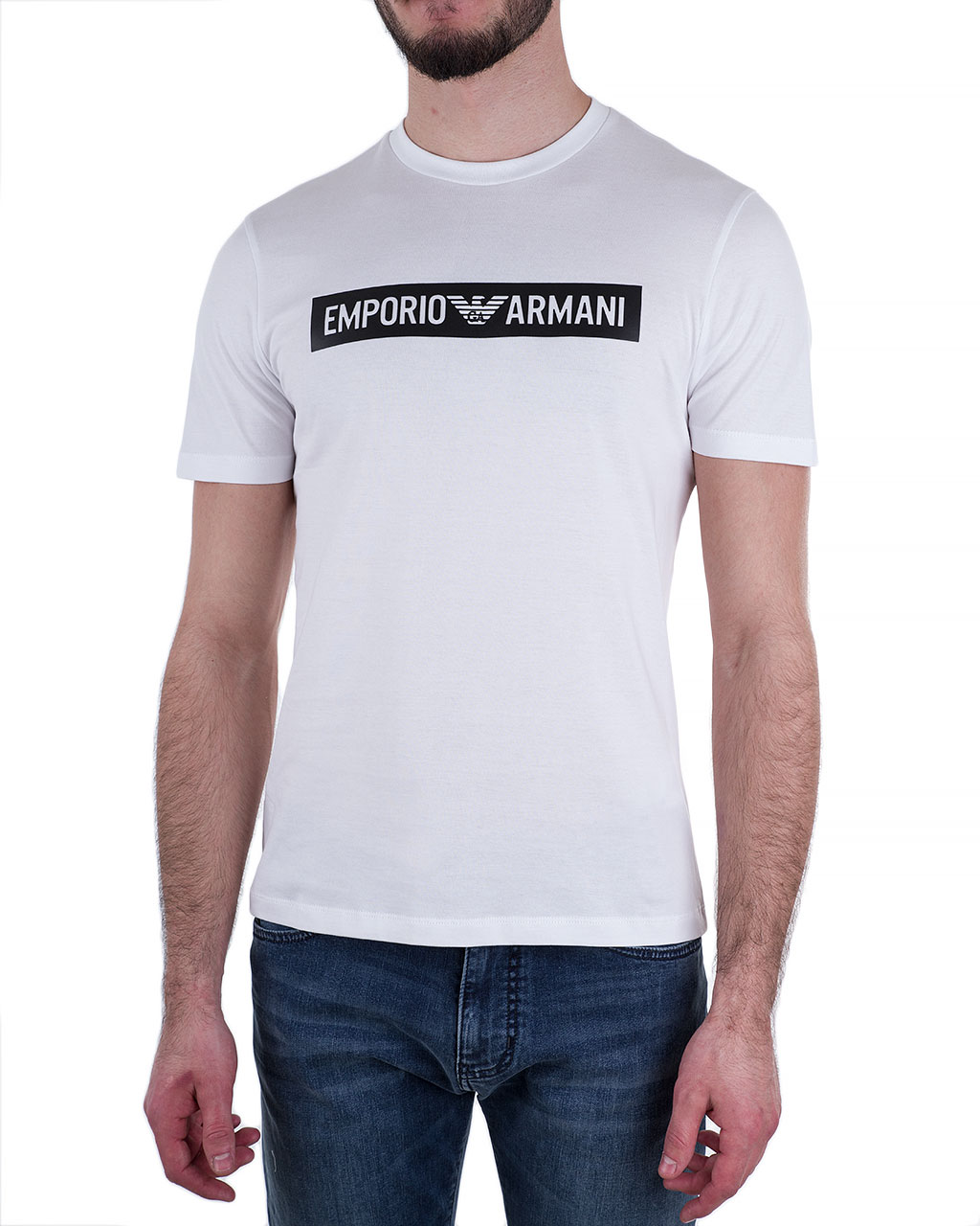 

Футболка чоловіча EMPORIO ARMANI (3G1T88-1J30Z-0100/9) Білий XXL