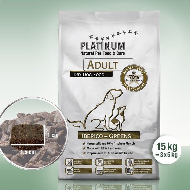 

Сухой корм Platinum Свинина Иберико с зеленью для взрослых собак 15 кг (1743)