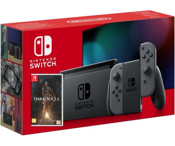 

Nintendo Switch Gray (Upgraded version) + Игра Dark Souls: Remastered (русская версия)