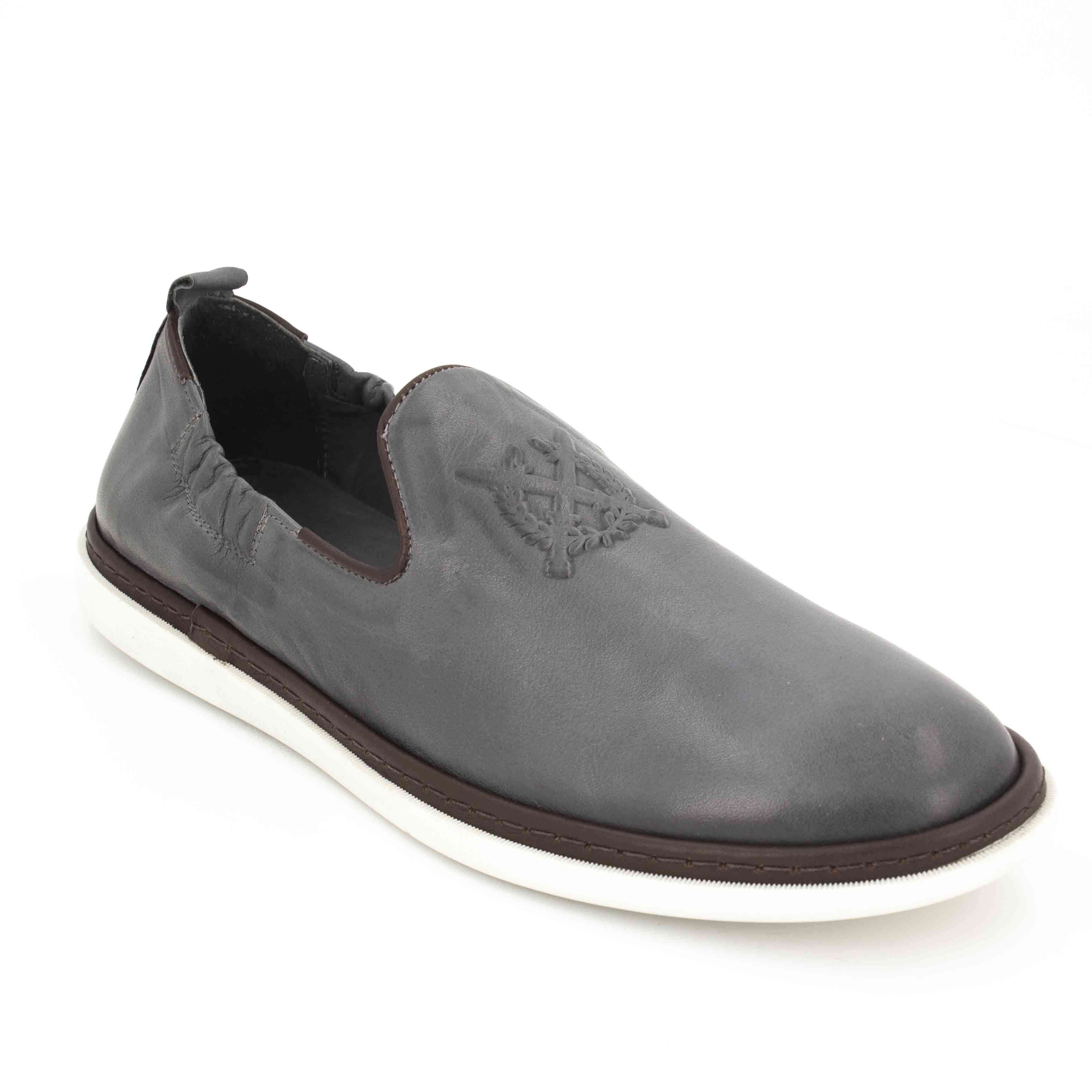

Слипоны мужские Bati Shoes 5112-76 41 Серый