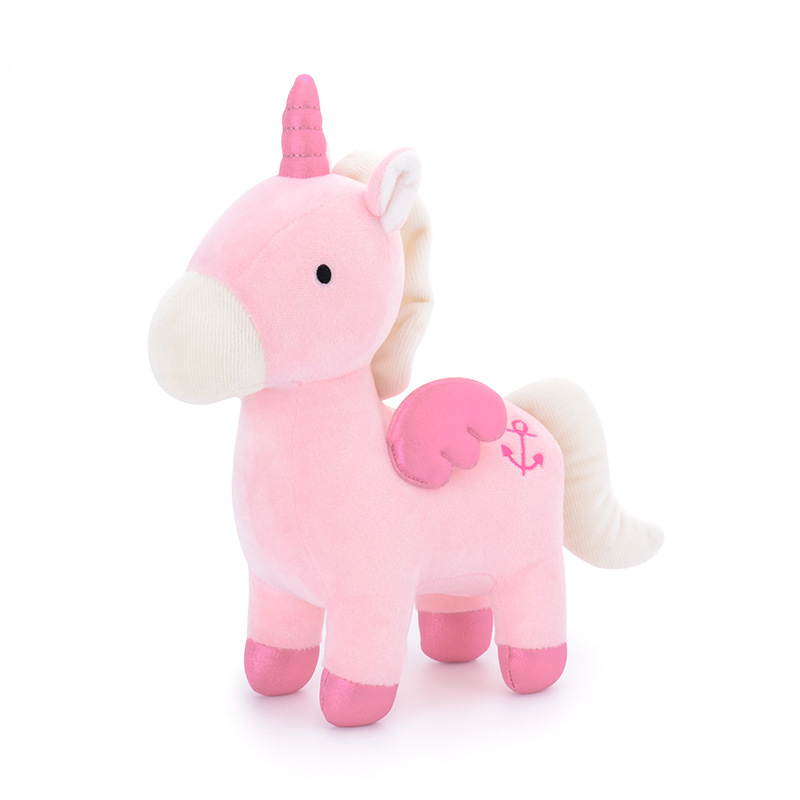 

Мягкая велюровая игрушка Metoys Розовый единорог 23 см (47188)