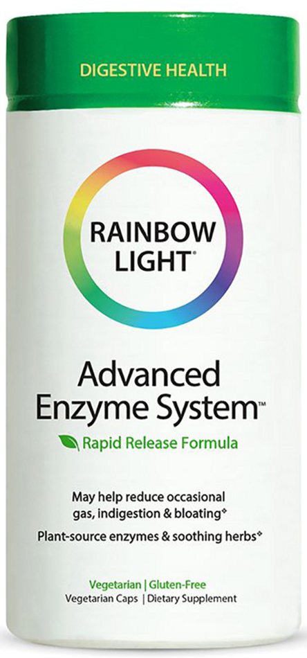 

Натуральная добавка Rainbow Light усовершенствованная система ферментов Advanced Enzyme System Rapid Release Formula 180 вегетарианских капсул (21888351022)