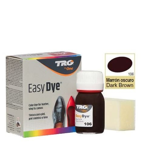

Краска для кожи темно коричневая 106 TRG Easy Dye, 25 мл