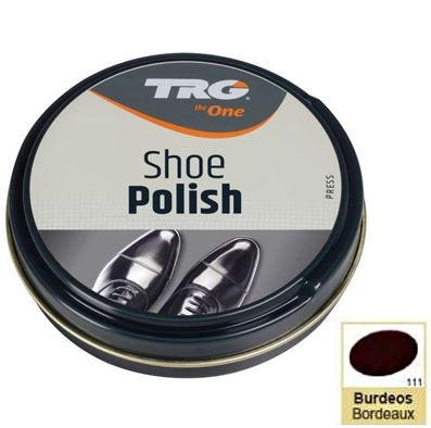 

Крем для полировки обуви бордовый Trg Shoe Polish, 50 мл