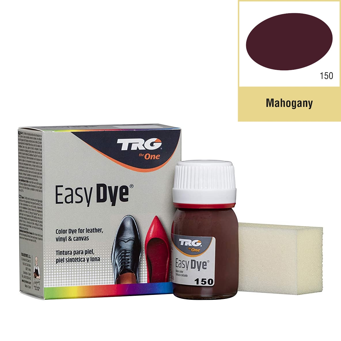 

Краска для кожи коричневая 150 TRG Easy Dye, 25 мл