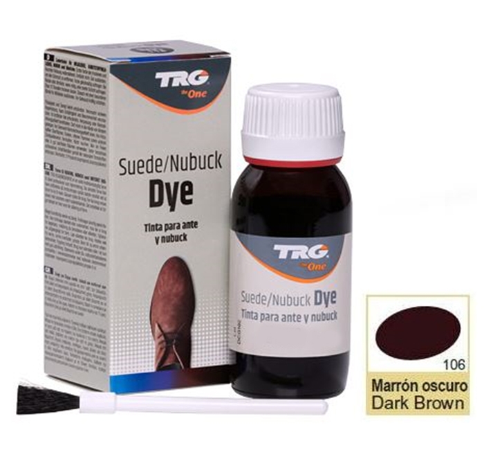 

Краска для замши темно коричневая TRG Suede Dye, 50 мл