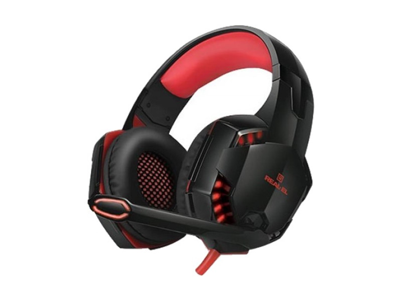 

Наушники REAL-EL GDX-8000 BackLit Black/Red (EL124100017)