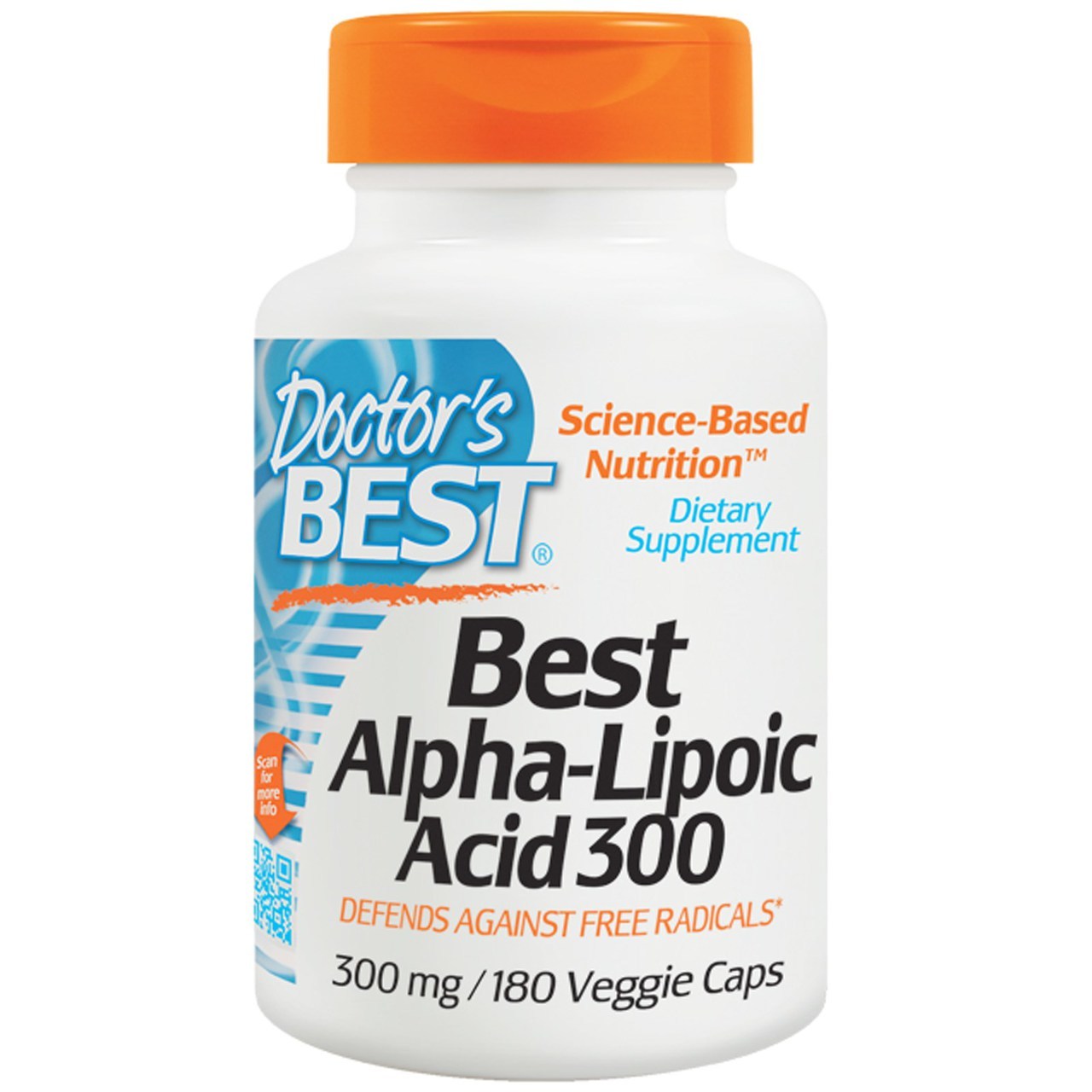 

Специальный продукт Doctor's Best Best Alpha-Lipoic Acid 300 мг 180 капсул (4384301911)