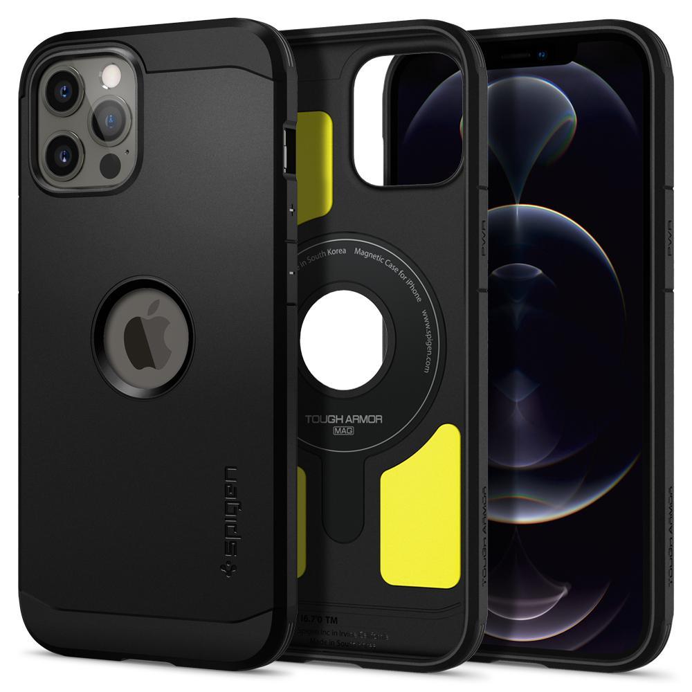 

Чехол Spigen Tough Armor Mag для iPhone 12/ 12 Pro Black