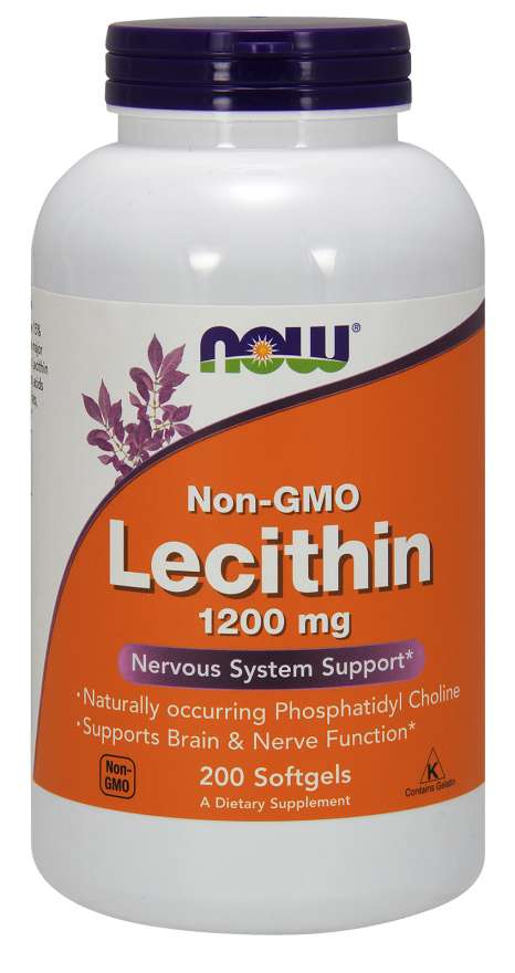 

Витамины NOW Lecithin 1200 mg Softgels 100 капсул (4384301963)