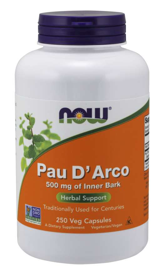 

Специальный продукт NOW Pau D'Arco 500 mg Veg Capsules 250 капсул (4384301982)