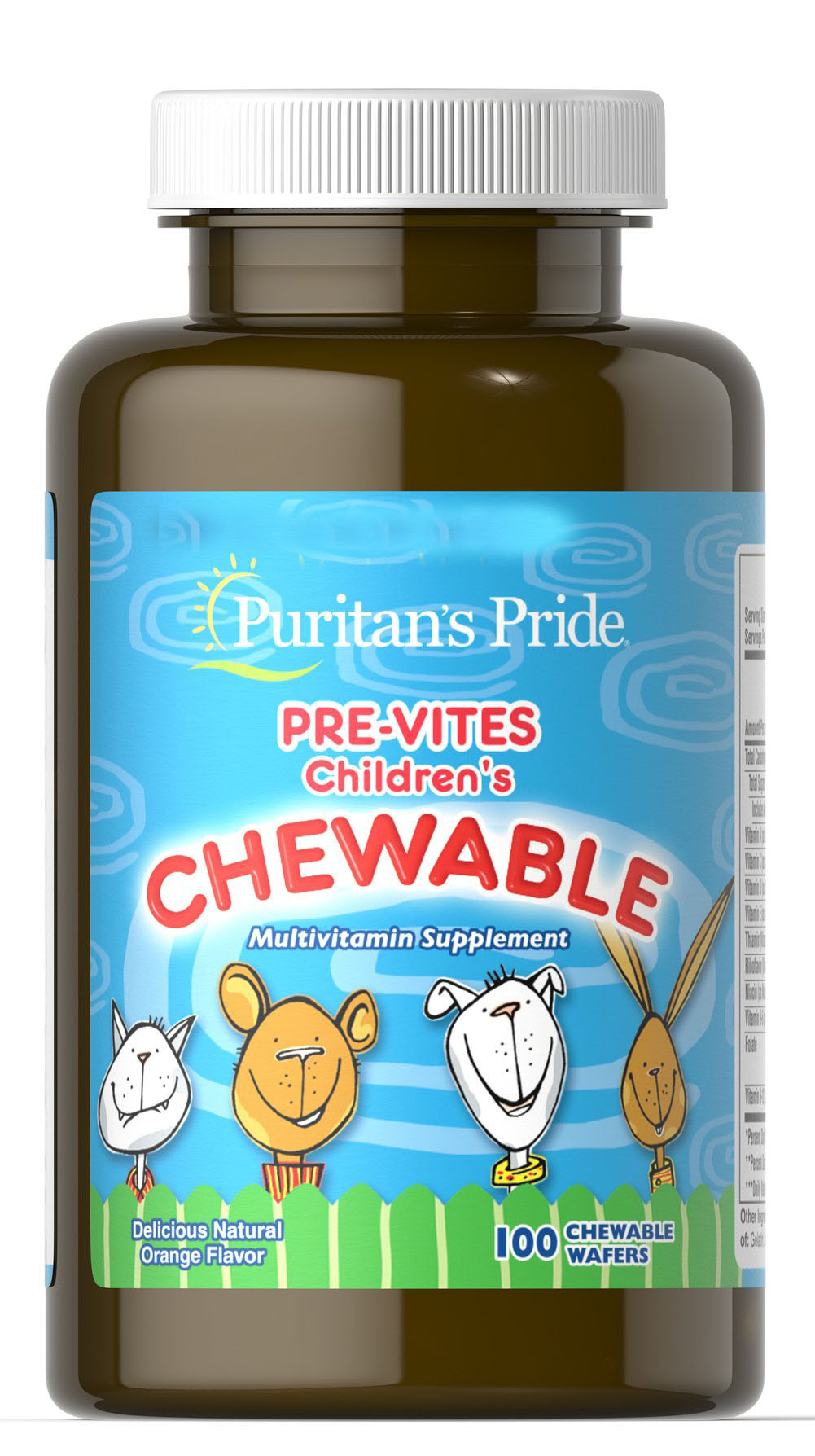

Витамины Puritan's Pride Pre-Vites Children's Multivitamin 100 таблеток Апельсин (4384301917)