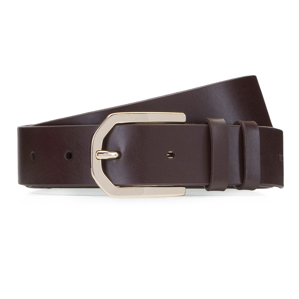 

Женский широкий ремень из мягкой кожи 92-8D-312-4 коричневый, 95 см