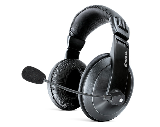 

Наушники REAL-EL GD-750MV black наушники с микрофоном (кожаные) Джек 3,5мм (GD-750MV)