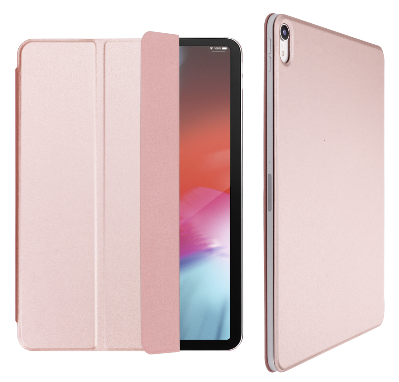 

Чехол-книжка кожа Smart Folio для Apple iPad Pro 12.9" (3 gen) (2018) (rose gold)