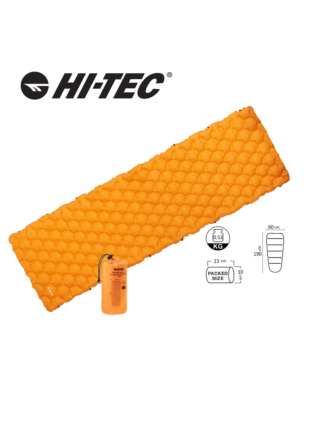 

Надувной коврик Hi-Tec AIRMAT 190x60 Оранжевый HT-airmat190-orange
