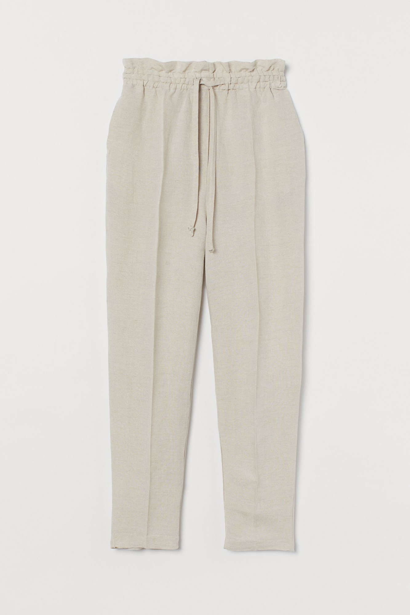 

Брюки льняные H&M M светло-бежевый 8879491sm