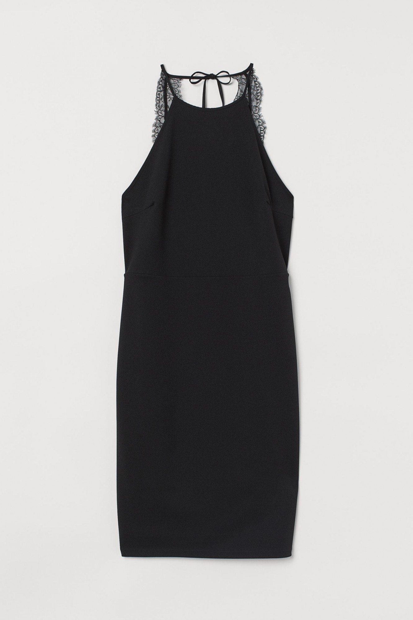 

Платье с кружевом H&M XS черный 8574201RP6