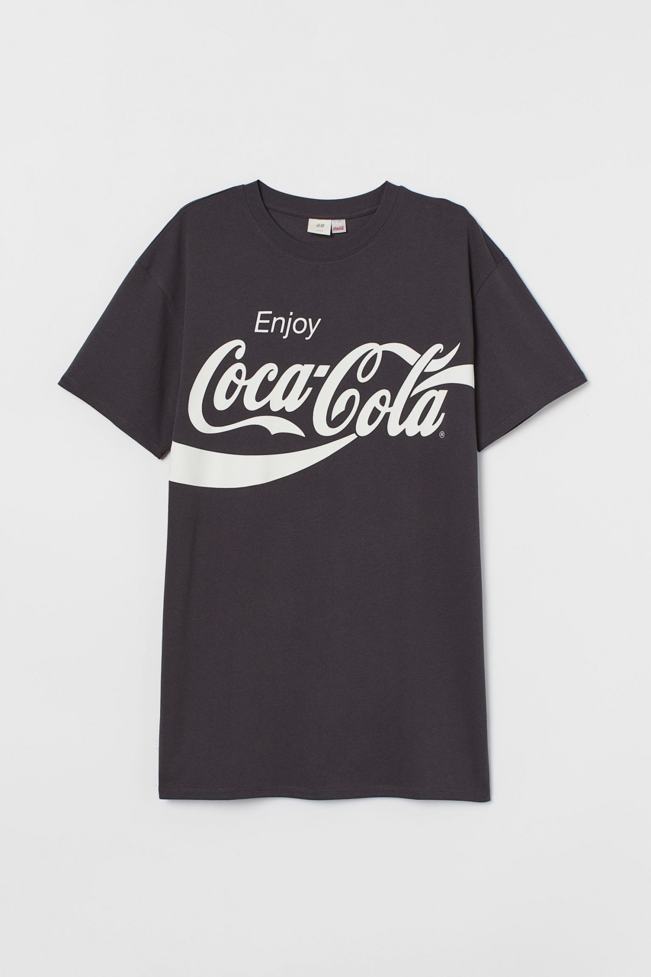 

Платье-футболка H&M XL темно-серый 8615802sm