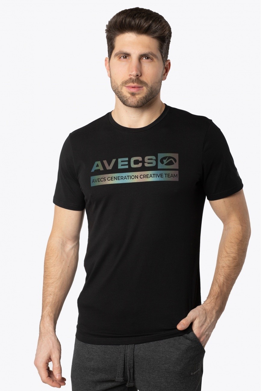

Футболка мужская AVECS 30385/1 черная, Футболка мужская AVECS 30385/1 черная S